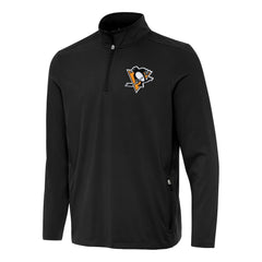 Pittsburgh Penguins Antigua Perilous Quarter-Zip Sweatshirt - NHL Sweatshirts