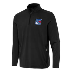 New York Rangers Antigua Perilous Quarter-Zip Sweatshirt - NHL Sweatshirts