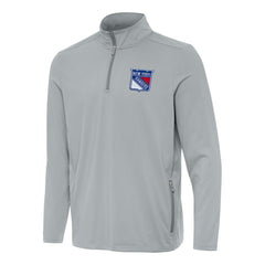 New York Rangers Antigua Perilous Quarter-Zip Sweatshirt - NHL Sweatshirts