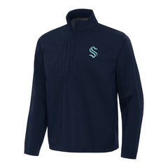Seattle Kraken Antigua Brisk Quarter-Zip Windbreaker - NHL
