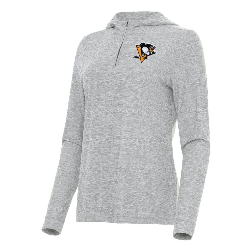 Pittsburgh Penguins Antigua Women's Daybreak Quarter-Zip Hoodie - NHL Hoodies