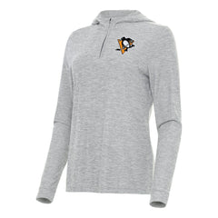 Pittsburgh Penguins Antigua Women's Daybreak Quarter-Zip Hoodie - NHL Hoodies