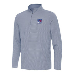 New York Rangers Antigua Twine Quarter-Zip Top - NHL