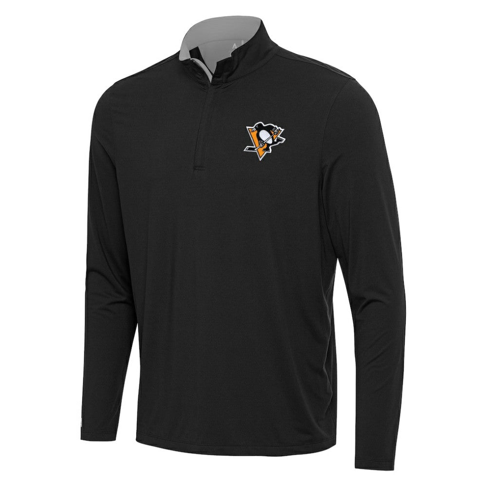 Pittsburgh Penguins Antigua Content Quarter-Zip Pullover Top - NHL Pullover