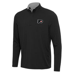 Philadelphia Flyers Antigua Content Quarter-Zip Pullover Top - NHL Pullover