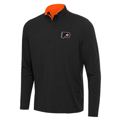 Philadelphia Flyers Antigua Content Quarter-Zip Pullover Top - NHL Pullover