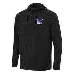 New York Rangers Antigua Spikes Quarter-Zip Hoodie - NHL Hoodies