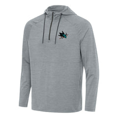 San Jose Sharks Antigua Spikes Quarter-Zip Hoodie - NHL Hoodies