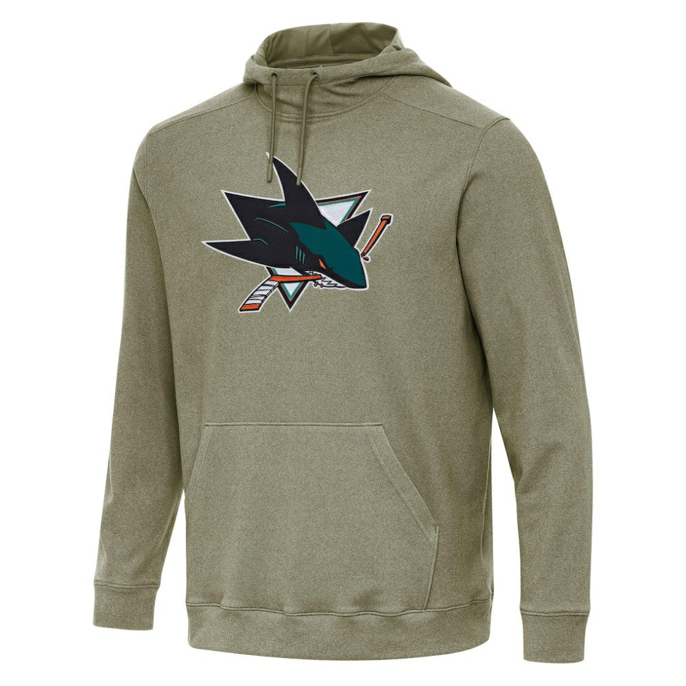 San Jose Sharks Antigua Cloud Pullover Hoodie - NHL Hoodies