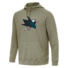 San Jose Sharks Antigua Cloud Pullover Hoodie - NHL Hoodies