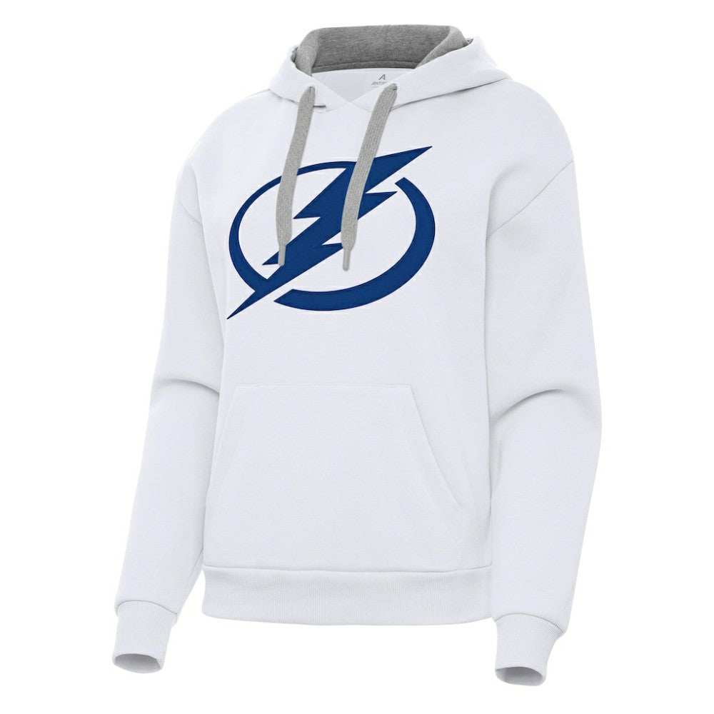Tampa Bay Lightning Antigua Women's Victory Pullover Hoodie - NHL Hoodies