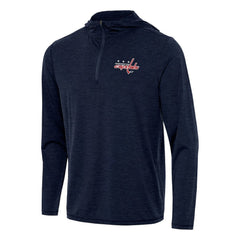 Washington Capitals Antigua Tidy Quarter-Zip Hoodie - NHL Hoodies