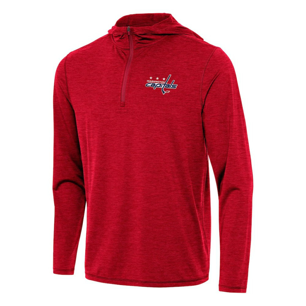 Washington Capitals Antigua Tidy Quarter-Zip Hoodie - NHL Hoodies