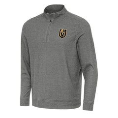 Vegas Golden Knights Antigua Subtle Quarter-Zip Sweatshirt - NHL Sweatshirts