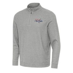 Washington Capitals Antigua Subtle Quarter-Zip Sweatshirt - NHL Sweatshirts