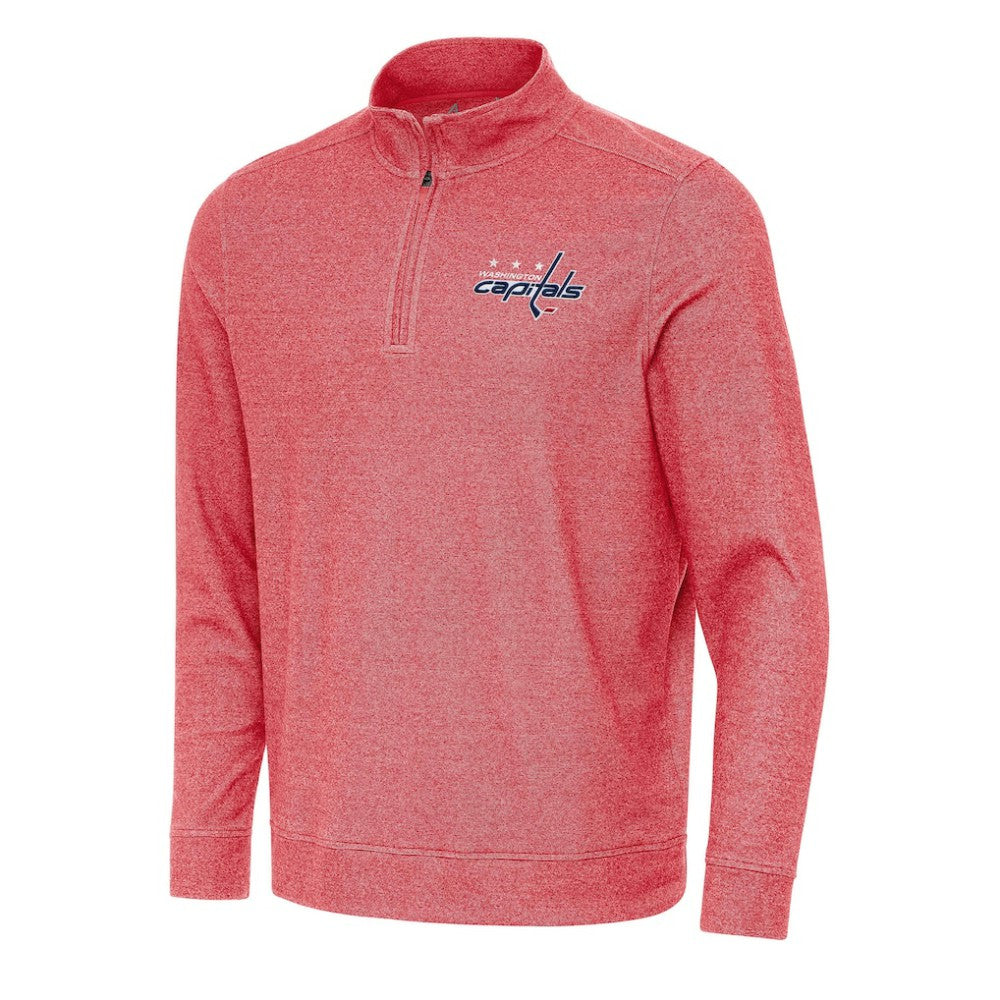 Washington Capitals Antigua Subtle Quarter-Zip Sweatshirt - NHL Sweatshirts