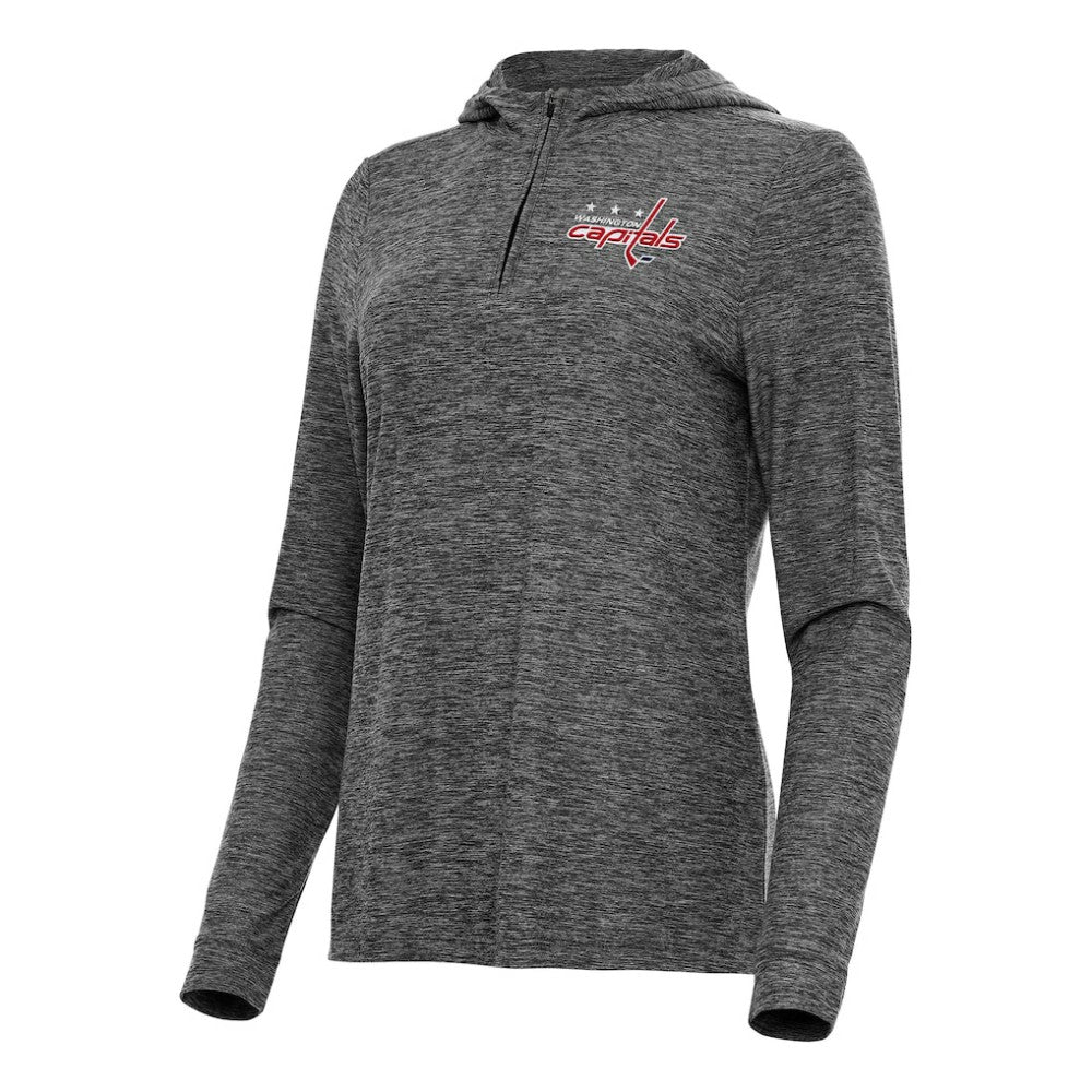 Washington Capitals Antigua Women's Daybreak Quarter-Zip Hoodie - NHL Hoodies