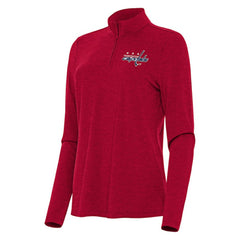 Washington Capitals Antigua Women's Bright Quarter-Zip Top - NHL