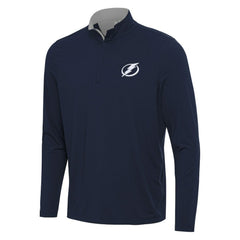 Tampa Bay Lightning Antigua Content Quarter-Zip Pullover Top - NHL Pullover