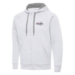Washington Capitals Antigua Big & Tall Victory Full-Zip Hoodie - NHL Hoodies