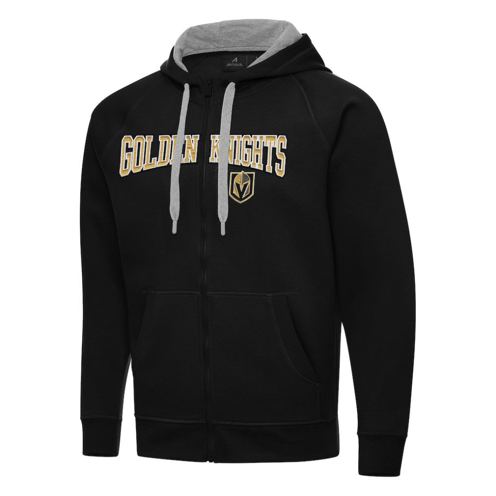 Vegas Golden Knights Antigua Big & Tall Victory Full-Zip Hoodie - NHL Hoodies