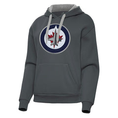 Winnipeg Jets Antigua Women's Victory Pullover Hoodie - NHL Hoodies