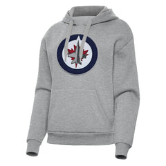 Winnipeg Jets Antigua Women's Victory Pullover Hoodie - NHL Hoodies