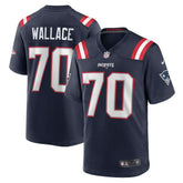 New England Patriots Caedan Wallace Game Jersey | NFL Outlet