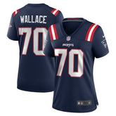 New England Patriots Caedan Wallace Women's Game Jersey | NFL Hot