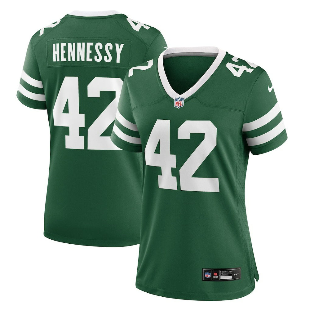 New York Jets Thomas Hennessy Women's Game Jersey | NFL Hot