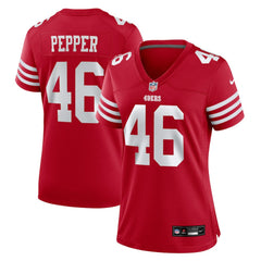San Francisco 49ers Taybor Pepper Women's Team Game Jersey | NFL On sale