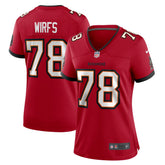 Tampa Bay Buccaneers Tristan Wirfs Women's Team Game Jersey | NFL New