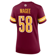 Washington Commanders Jordan Magee Women's Team Game Jersey | NFL Near me
