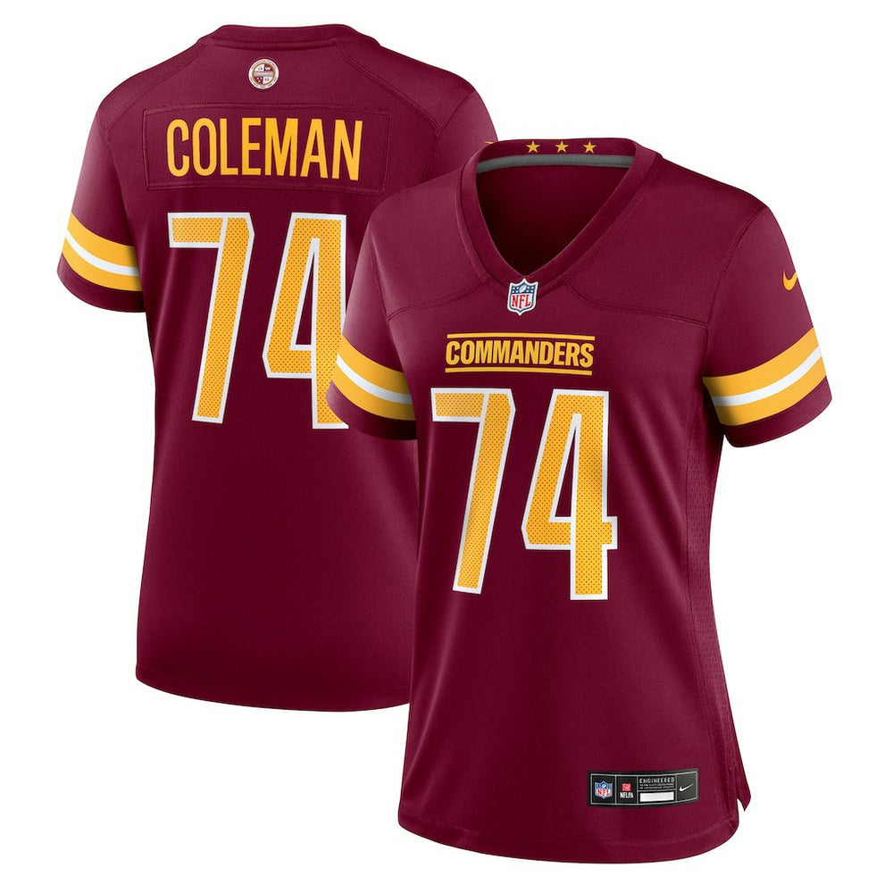 Washington Commanders Brandon Coleman Women's Team Game Jersey | NFL New