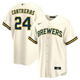 William Contreras Milwaukee Brewers Nike Home Replica Jersey - MLB Jerseys