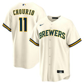 Jackson Chourio Milwaukee Brewers Nike Home Replica Jersey - MLB Jerseys