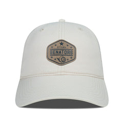 Ottawa Senators Men's Levelwear Faux Leather Patch Unstructured Adjustable Hat - NHL Hats
