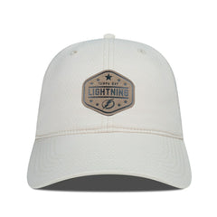 Tampa Bay Lightning Men's Levelwear Faux Leather Patch Unstructured Adjustable Hat - NHL Hats