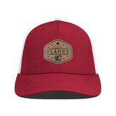 Calgary Flames Men's Levelwear Faux Leather Patch Structured Adjustable Hat - NHL Hats