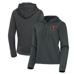 Tampa Bay Buccaneers Antigua Women's Contemporary Quarter-Zip Hoodie | NFL Hot
