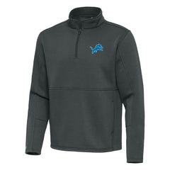 Detroit Lions Antigua Twist Quarter-Zip Pullover Jacket | NFL US