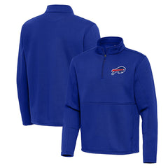 Buffalo Bills Antigua Twist Quarter-Zip Pullover Jacket | NFL New