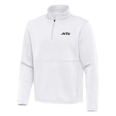New York Jets Antigua Twist Quarter-Zip Pullover Jacket | NFL Hot