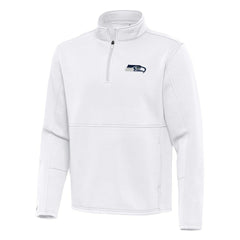 Seattle Seahawks Antigua Twist Quarter-Zip Pullover Jacket | NFL US