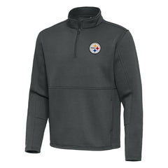 Pittsburgh Steelers Antigua Twist Quarter-Zip Pullover Jacket | NFL US