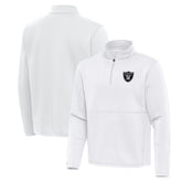 Las Vegas Raiders Antigua Twist Quarter-Zip Pullover Jacket | NFL Discount