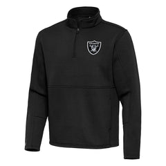 Las Vegas Raiders Antigua Twist Quarter-Zip Pullover Jacket | NFL US
