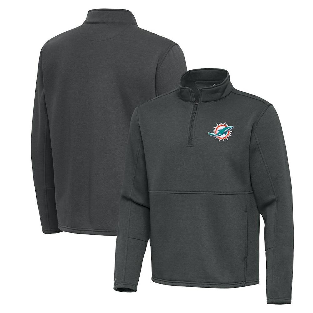 Miami Dolphins Antigua Twist Quarter-Zip Pullover Jacket | NFL Hot