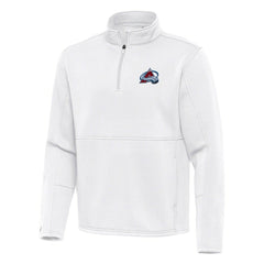 Colorado Avalanche Antigua Twist Quarter-Zip Pullover Jacket - NHL Pullover