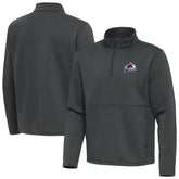 Colorado Avalanche Antigua Twist Quarter-Zip Pullover Jacket - NHL Pullover